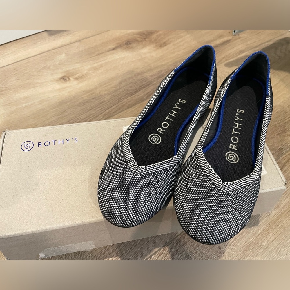 Rothy’s Ballet Flats - Grey Birdseye - Size 6 - Used